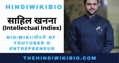 Sahil Khanna Biography in Hindi -Thehindiwikibio